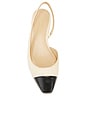 view 4 of 5 Cecile Sling Black in Natural & Black