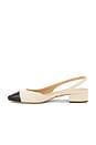 view 5 of 5 Cecile Sling Black in Natural & Black