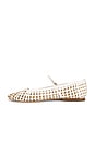 view 5 of 5 Ellie Woven Flat in Coconut & Sand