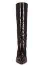 view 4 of 5 Lisa 45 Tall Shaft Boot in Dark Raisin Shiny Crackled Leather