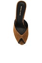 view 4 of 5 Mirabel Wedge Sandal in Chestnut & Black