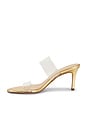 view 5 of 5 Asha 75 Sandal in Clear & Pale Gold