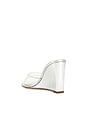view 3 of 5 Asha Wedge Sandal in Clear & Silver
