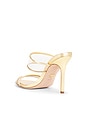view 3 of 5 Asha 95 Piping Sandal in Clear & Pale Gold
