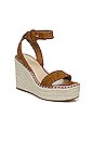 view 2 of 3 Rilla Wedge Sandal in Cuoio