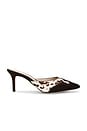 view 1 of 5 Lisa Western Mule Pump in Brown Multi