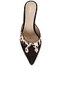 view 5 of 5 Lisa Western Mule Pump in Brown Multi