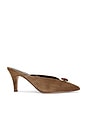 view 1 of 5 Rochelle Cabochon Mule Pump in Chestnut