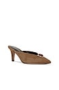 view 2 of 5 Rochelle Cabochon Mule Pump in Chestnut