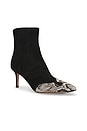 view 2 of 5 Lisa Western Boot in Black & Roccia