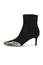 view 6 of 5 Lisa Western Boot in Black & Roccia
