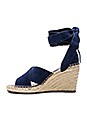 view 5 of 5 Leddy Wedge in Midnight Suede
