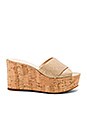 view 1 of 5 Kessina Wedge in Metal Gold