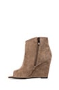 view 5 of 5 Tecca Fringe Bootie in Smoke Taupe