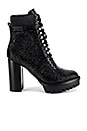 view 1 of 5 BOTTINES ERMANIA in Black Solid Leather