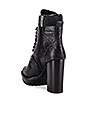 view 3 of 5 BOTTINES ERMANIA in Black Solid Leather