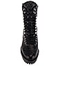 view 4 of 5 BOTTINES ERMANIA in Black Solid Leather