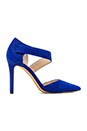 view 1 of 5 Carlotte Fishskin Heel in Royal Blue