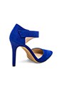 view 4 of 5 Carlotte Fishskin Heel in Royal Blue