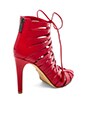 view 4 of 5 Narrital Smooth Calf Leather Heel in Cherry Red