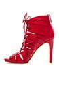 view 5 of 5 Narrital Smooth Calf Leather Heel in Cherry Red