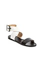view 2 of 5 Maren Sandal in New Ivory & Black