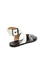 view 4 of 5 Maren Sandal in New Ivory & Black