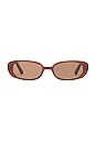 view 1 of 3 LUNETTES DE SOLEIL VELVETINES in Chocolate