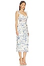 view 2 of 3 Fiorenza Midi Dress in Provencal Blue Floral