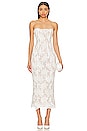 view 1 of 3 Capulet Midi Dress in White Chantilly Lace