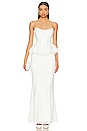 view 1 of 3 Waverly Corset Gown in White Chantilly Lace