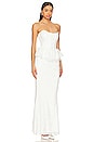 view 2 of 3 Waverly Corset Gown in White Chantilly Lace