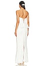 view 3 of 3 Waverly Corset Gown in White Chantilly Lace