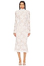 view 2 of 5 Greta Midi Dress in White Chantilly Lace