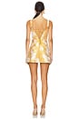 view 3 of 3 Kimmy Mini Dress in Gold Baroque Floral