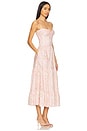 view 2 of 4 Lorenza Midi Dress in Light Pink Tapestry Rose