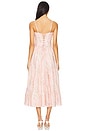 view 4 of 4 Lorenza Midi Dress in Light Pink Tapestry Rose