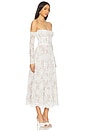 view 3 of 4 Katherine Midi Dress in White Chantilly Lace