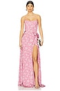 view 1 of 3 Cecilia Dress in Pink Peony Print