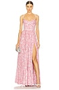 view 1 of 4 Gwen Dress in Pink Peony Print