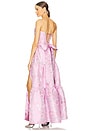 view 4 of 5 Vivian Dress in Orchid Baroque Floral