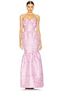 view 1 of 3 Beth Dress in Orchid Baroque Floral
