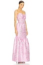 view 2 of 3 Beth Dress in Orchid Baroque Floral