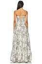 view 3 of 4 Lucetta Gown in Stone Lilibet Brocade