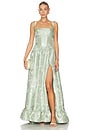 view 1 of 4 Ava Dress in Sage Baroque Floral