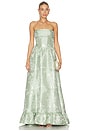 view 2 of 4 Ava Dress in Sage Baroque Floral