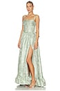 view 3 of 4 Ava Dress in Sage Baroque Floral