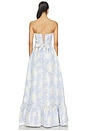 view 3 of 3 Regina Gown in Bonnet Blue Windsor