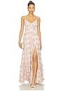 view 1 of 4 Carmen Maxi Dress in Strawberry Victorian Stripe