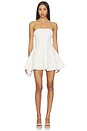 view 1 of 5 Rosemary Mini Dress in White Rose Lace